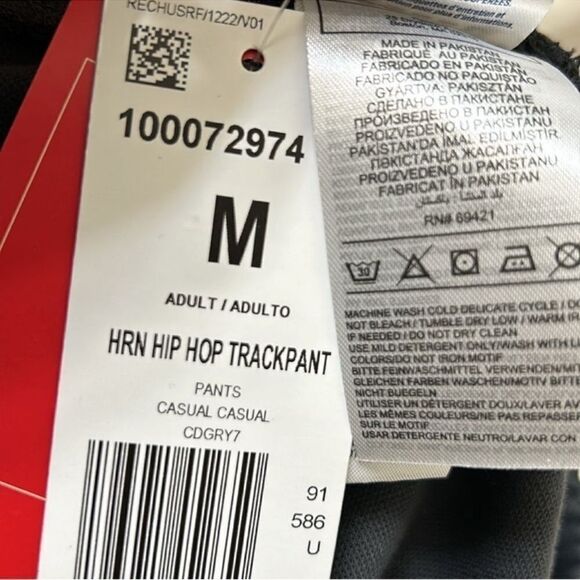 Reebok Men's Gray Track pants(Size Medium) - Picture 9 of 10